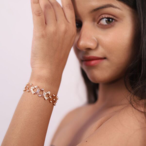 Gurjai Oxidized Silver Silver Ring Bracelet For Women & Girls (Black) :  Amazon.in: Fashion